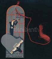 cca 1928 "Koncert után Rónaihoz" - Hangli söröző és belvárosi bár rendkívül dekoratív, az ...