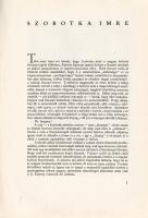 Szobotka Imre festőművész gyűjteményes kiállítása a Fränkel Szalonban. [Kiállítási katalógus] (1938)...