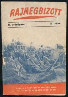 1949 Rajmegbízott II. évf. 5. szám. (Sztálin-különszám 70. születésnapja alkalmából.) Kiadja a Honvédelmi Minisztérium Politikai Csoportfőnöksége. Kiadói tűzött papírkötés, kissé viseltes állapotban, 24 p.