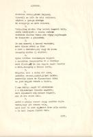 [Kézirat] Aszlányi Károly író, költő, kritikus, forgatókönyvíró (1908-1938) "Zsebversek" c...