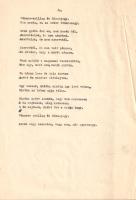 [Kézirat] Aszlányi Károly író, költő, kritikus, forgatókönyvíró (1908-1938) "Zsebversek" c...