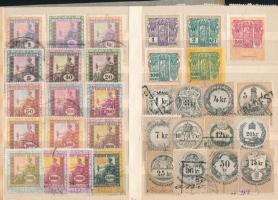 1868-1934 64 db klf régi okmánybélyeg