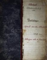 1948 Bp.-Rákosszentmihály, ,,Daloskönyv. Készült 1948. évben November 12-én Pálffy Ernő részére. Mag...