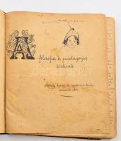 cca 1922 Székely György: A filozófia és paedagogia története. - - dr. egyetemi m. tanár előadásai után. Stencilezéssel sokszorosított egyetemi jegyzet. Félvászon-kötésben, sérült borítóval, néhány kissé sérült, foltos lappal, 242 p.