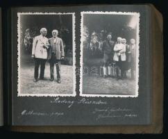 1935-1937 Tirol, Wien und Mödling, fotóalbum Ausztriában készült képekkel, összesen 58 db beragaszto...