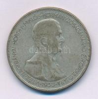 1930. 5P Ag "Horthy jobbra" T:F, patina Adamo P8