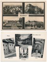 Kassa, Kosice; - 5 db RÉGI város képeslap vegyes minőségben / 5 pre-1945 town-view postcards in mixe...