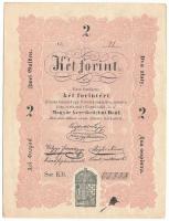 1848. 2Ft "Kossuth bankó" "KB. 65858" T:F szép papír / Hungary 1848. 2 Forint "Kossuth Banknote" "KB. 65858" C:F fine paper Adamo G106