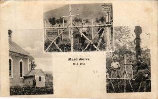 Mezőlaborc, Medzilaborce; Nagy katonai temető 1914-15. "A temetőt rendezte a M. kir. 16/III. hadtápzászlóalj" / WWI K.u.K. military heroes cemetery + "K.u.K. Schlafwagen-Sanitätszug Militärpflege" (EK)