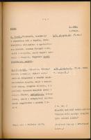 1969 Bartók Béla: A fábólfaragott királyfi. Technikai forgatókönyv. Mafilm. Kaszás Ildikó (1941-2024...