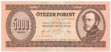 1990. 5000Ft "H 44678530" T:F Adamo F49
