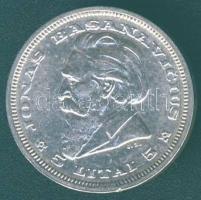 Litvánia 1936. 5L Ag "J. Bacanavicius" T:2/3 ph.