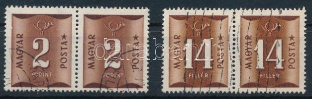 1951 Barnaportó 2 klf pár számvízjellel