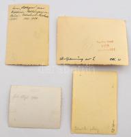 cca 1939-1944 Német katonai fotók, 17 db, a hátoldalon részben feliratozva, vegyes méretben és állap...