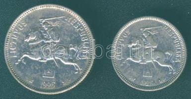 Litvánia 1925. 1L Ag + 2L Ag T:3