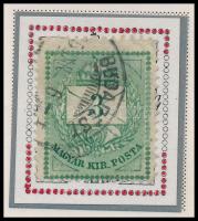 1874 3kr durva és durva-finom gyöngyjavítással (ex Orbán, Sebestyén aranyérmes kiállítási anyagból)