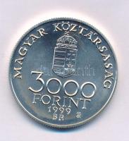 1999. 3000Ft Ag "Integráció az EU-ba - EURO III" kapszulában T:BU patina Adamo EM159