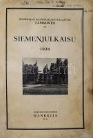 4 db finn nyelvű könyv: Betti Alver (verseskönyv), Ylaneen Osuuskassan: Vuosikertomus, Tomintavuodel...