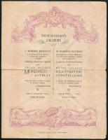 1908 Mramorák (Homokos, Vajdaság), meghívó a Mramoráki Műkedvelők által a Délvidéki Tüdőbeteg-Sanatorium-Egyesület javára rendezett műkedvelői estélyre, magyar és német nyelvű, hajtva, kissé viseltes, foltos, 25x19 cm