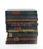 Reichs-Gesetz-Blatt für das Kaiserthum Oesterreich. Jahrgang 1859, 1861, 1862, 1863, 1868, 1870, 1871, 1889, [10 kötet]. Wien, 1859-1889, K. k. Hof- und Staatsdruckerei. Német nyelven. Korabeli félbőr-, félvászon-kötésben, változó állapotban, intézményi bélyegzőkkel.