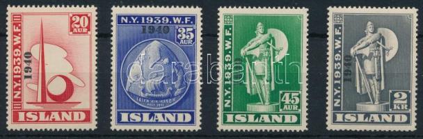 Izland 1940 Mi 218-221 (Mi EUR 220,-)