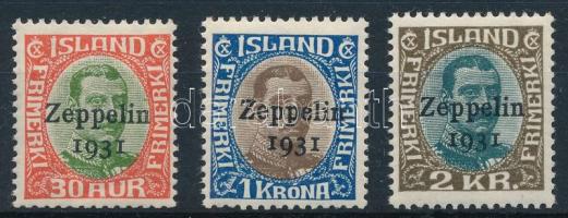 Izland 1931 Mi 147-149 (Mi EUR 200,-)