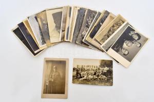 28 db vegyes katonai fotólap, változó állapotban, 9x14 cm körül