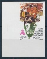 1981 Ifjúságért (V.) vágott ívsarki bélyeg