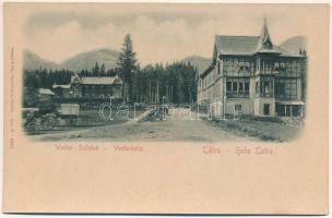 Tátraszéplak, Tatranska Polianka, Westerheim (Tátra, Magas-Tátra, Vysoké Tatry); Emb. Stengel Reliefkarte (fl)