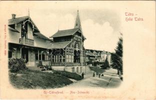Újtátrafüred, Neu-Schmecks, Novy Smokovec (Tátra, Magas-Tátra, Vysoké Tatry); étterem és kávéház / restaurant and café. Stengel &amp; Co. (fl)