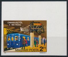 1982 Omnibusztól a metróig ívsarki vágott bélyeg (3.000)