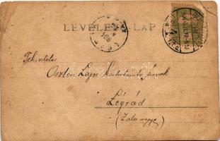 1904 Zenekari csoportkép / music band, musicians. photo (EB)