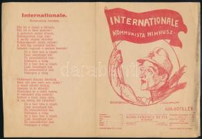 1919 Internationale - kommunista himnusz, 4p 16 cm