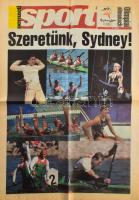 1988-2000 Olimpiai újság különszámok: Szöul poszter újság, Sidney olimpiai újságok jó állapotban + 1...