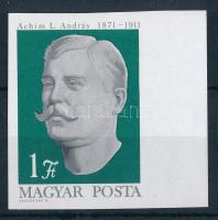 1971 Áchim L. András ívszéli vágott bélyeg