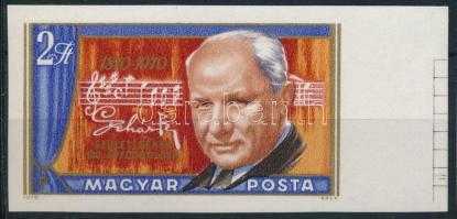 1970 Lehár Ferenc ívszéli vágott bélyeg