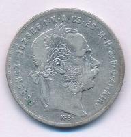 1877KB 1Ft Ag "Ferenc József / Középcímer" T:VF,F
Adamo M15