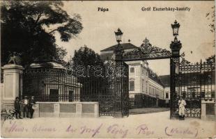 1916 Pápa, Gróf Esterházy kastély. Kis Tivadar kiadása (fl)