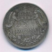 1900KB 5K Ag "Ferenc József" T:VF,F kis ph., patina
Adamo K7