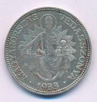 1933. 2P Ag "Madonna" T:XF,VF Adamo P7