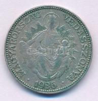 1936. 2P Ag "Madonna" T:VF patina Adamo P7