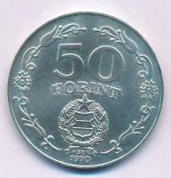 1970. 50Ft Ag "Felszabadulás" T:UNC,AU kis patina Adamo EM36