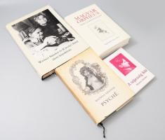 Weöres Sándor tétel: A teljesség felé. Tercium, 1995., Psyché., Bp., 1972. Magvető, MAgyar Orpheus, Bp., 1990. Szépirodalmi, Weöres Sándor és Károlyi Amy élete képekben.