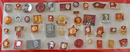 2000 Szovjetunió DN "Lenin" 40db klf jelvényből álló tétel T:UNC-XF Soviet Union ND "Lenin" 40pcs diff badges C:UNC-XF