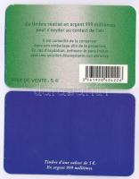 Franciaország 2006. "Le timbre Marianne en argent" 5E névértékű Ag bélyegveret blisterben ...