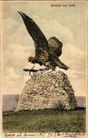 Bánhida (Tatabánya), Turul emlékmű. Krakovszky A. felvétele (EB)