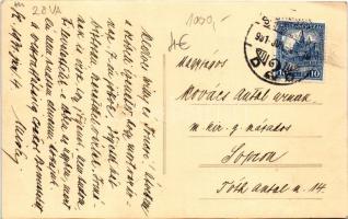 1931 Szombathely, Fő tér, Szentháromság szobor, üzletek. photo (EK)