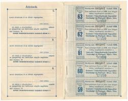 1920. Szatmár "Szatmári Takarékpénztár-Egyesület Gazdasági- és Népbank Részvénytársaság" n...