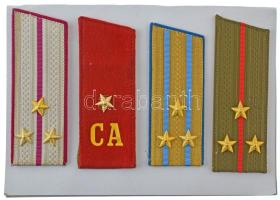 Szovjetunió DN(~1950-1980) Vegyes, 8db-os paroli tétel, kartonlapra fűzve, mind párban (~165x60mm) T:AU,XF Soviet Union ND(~1950-1980) Mixed, 8pcs paroli lot, strung on cardboard, all in pairs (~165x60mm) C:AU,XF