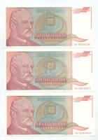 Jugoszlávia 1993. 500.000.000.000D (7x) T:AU,XF
Yugoslavia 1993. 500.000.000.000 Dinara (7x) C:AU,X...